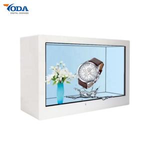 China 46Inch Transparent LCD Display Exhibition Advertising Display Showcase supplier