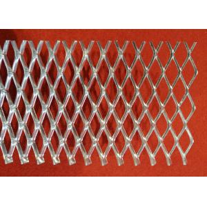 China 0 . 3 mm - 2 . 0 mm Thickness Flattened Expanded Metal Mesh With Power Coated supplier