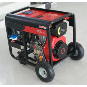 China 6KVA/5KW Air-Cooled Open Type Small Portable Diesel Generator Set Minimal vibration supplier