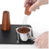 Coffee Stirrer, Professional Espresso Stirring Distribution Tool Coffee Powder Hand Tamper Distributor ,wooden coffeeNeedle,