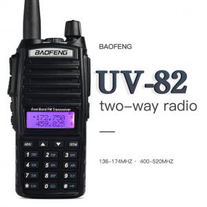 Uv 82 Dual Band VHF UHF 2 Way Ham Radio Walkie Talkie Long Range Communication