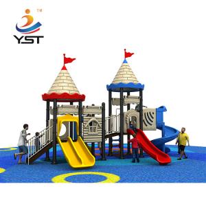 China Galvanized Steel Trampoline Park Kids Playground Slide EN1176 supplier