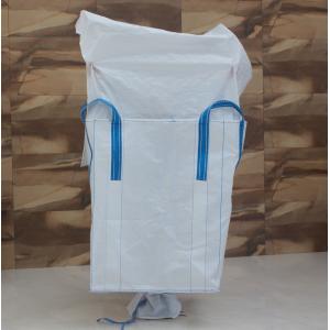 180gsm 100% PP FIBC Bulk Bag 1 Ton 2 Tons  For Packing Cement Sand Mining Mineral Ore Transport Sack