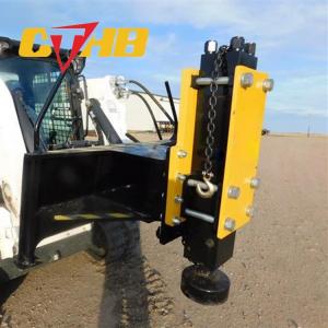 OEM Post Driver Yakai CTHB Hydraulic Pile Driver Post Hammer Mounted On Skid Steer