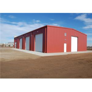 Custom Made Prefab Metal Storage Buildings , Metal Frame Storage Sheds Anti Seismic
