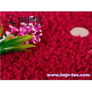 China Hot sell lamb wool fabric/velveteen for pajamas fabric and apparel supplier