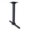 China Dia 3'' Cross Table Base Metal Bistro Table Leg ISO9001 Approved Cast Iron Black wholesale