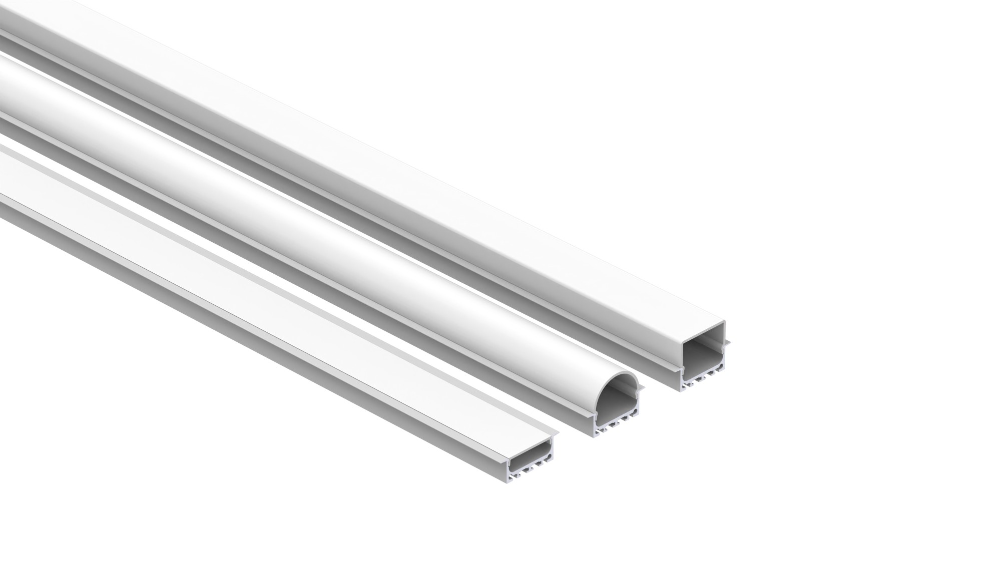 China Le diffuseur Ip45 de PC a enfoncé la Manche en aluminium menée 6063 T5 pour l'éclairage linéaire supplier