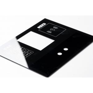 Acrylic Glass Access Code Swipe Card Customized Panel