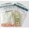 Tamper Evident Security Bank Deposit Bag,tamper proof security bag, jewelry