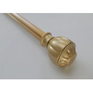China De la cortina de lujo postes del oro 28m m 5,8 metros ajustables supplier