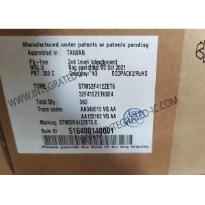 China microcontrolador de superfície IC 144-LQFP da montagem STM32F412ZET6 do Único-núcleo de 32 bits wholesale