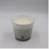 China 3 Wick Large White Glass Jar Scented Candle Container 24oz for House wholesale