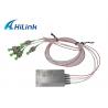 China Hilink Mini Optic Switch 1X4 Single Mode FiHigh Channel Isolation With SC LC FC APC PC Connector wholesale