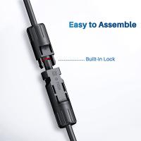 China 1000V Male To Female Solar Connectors For Solar Panel Wire With Adapter Tool Kit on sale