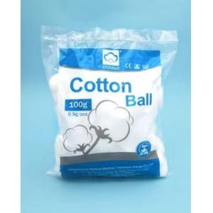 China 100% Pure Organic OEM Colored Cotton Ball White Cotton Balls supplier