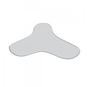 Adhesive Soft Glued Mounted Gel Nose Pad Removed Without Residue For CPAP Mask