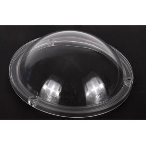 142MM Diameter High Bay Led Lamp Lens Transparent Plastic PC Cover 91% Tranmittance
