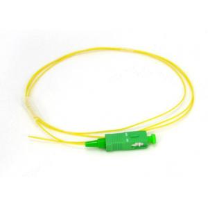 Optical access network SC APC SX Fiber Pigtail with SM Yellow Fiber Optic Cable