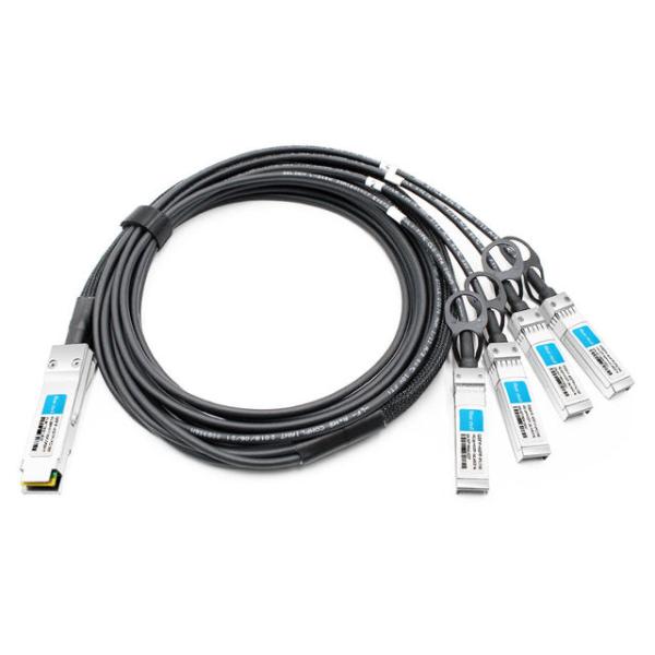IBM 49Y7886 el 1m compatible (los 3ft) 40G QSFP+ cuatro al cable directo del desbloqueo de la fijación del cobre de 10G SFP+