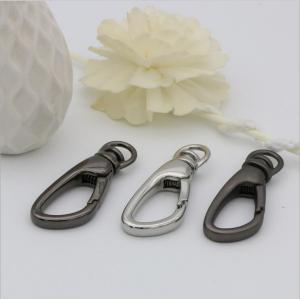 Creative novelty design gunmetal color car hardware accessories metal key chain snap hooks