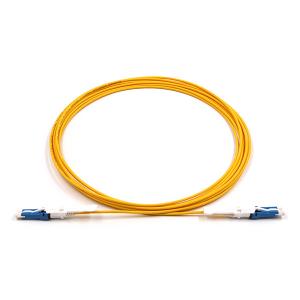 China CS UPC à CS UPC câble à fibre optique double mode unique OS2 OFNR 2,0 mm Jaune supplier