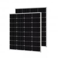 China Mono Perc RV Roof Solar Panel Tempered Glass 158mm 100w 9BB Solar Panel on sale