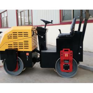 1T Two Drum  Vibratory Road Roller Compactor Electronic Watering Rust Resistant