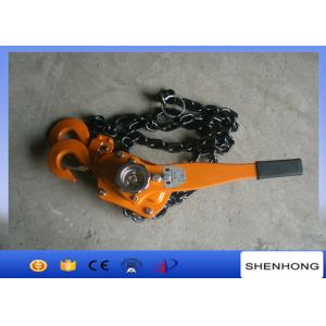 China Cable Pulling Tools Hand Chain Hoist / 3 Ton Level Chain Hoist Block supplier