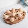 Silk-Screen Printing Egg Tools Wooden Egg Tray for Kitchen and Refrigerator Storage