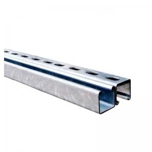 Chengyi 50x50mm Standard Length Metal Building Rolled Galvanized C Channel Steel