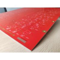 China 6L FR4 Electronic Circuit Board Assembly Red Solder Mask White Silkscreen on sale