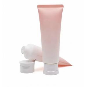 Empty Cosmetic Transparent Plastic Tube Flip Top Cap Face Wash Cream Soft Tube