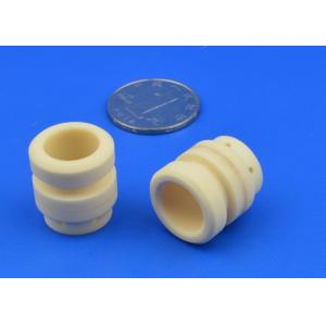 China High Purity Alumina Components / Alumina Bushing / Alumina Sleeve with Groove supplier