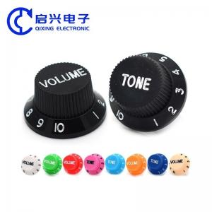 China Custom Electric Guitar Speed Control Volume And Tone Knobs Surface Mount supplier