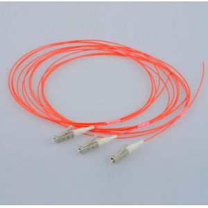 China LC/UPC multi-mode 62.5/125 simplex 2.0mm orange LSZH optical fiber pigtail wholesale