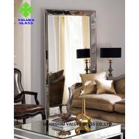 China Modern Large Frameless Mirror , Silver Full Length Mirror With Clear Surface on sale