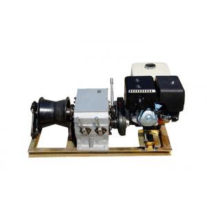China 8 Ton Single Drum Engine Powered Winch for Wire Rope Pulling supplier