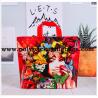 China Multi - Color Printing Die Cut Handle Plastic Shopping Bag wholesale