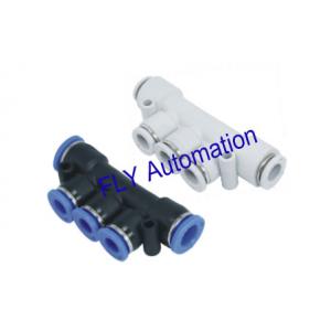 China Different Diam One Touch PK,PKG Union Triple Plastic Pneumatic Tube Fittings supplier