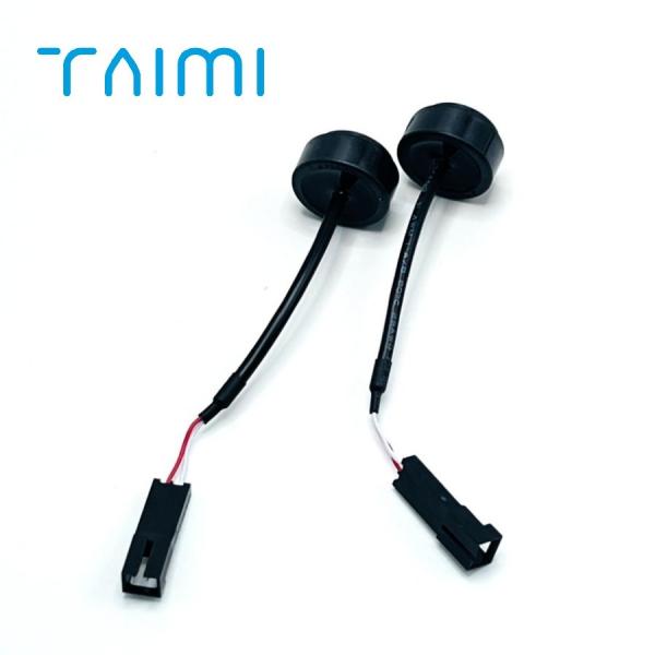 Application de mesure de l'eau Transducteur ultrasonique 1 MHz Capteur de débit + connecteur sur mesure