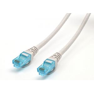 China Unshielded 3ft cat6 patch cables , Molded category 6 patch cable grey Color supplier
