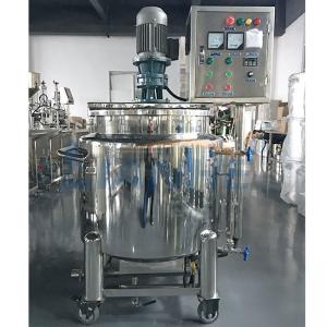 100L ABB Vacuum Mixer Homogenizer , Steam Dishwashing Liquid Making Machine