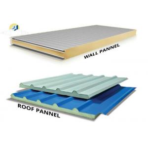 Insulated metal sandwich panel pre coated with PU sandwich wall/roof panel