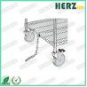 China 3 Layers Stainless Steel Wire Shelves , ESD Trolley For Control EPA Internal Transport Risks wholesale