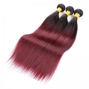 China Brazilian Virgin Ombre Hair Weave Ombre Human Hair Extensions 12 To 26 supplier