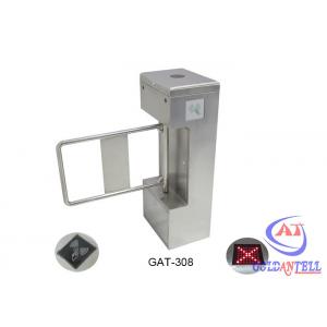 Durable Stainless Steel Swing Barrier Gate RS485 Port Turnstile Barrier Gate