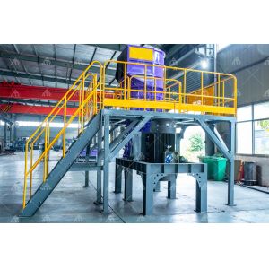 China Automatic Steel Wire Crusher with Tungsten Steel Blade and Fully Enclosed Design for Tire Wire Processing wholesale