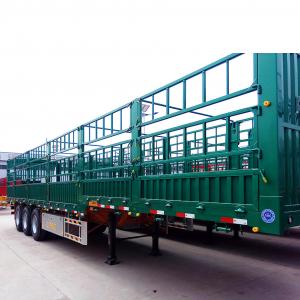 China 3/4 Axles 40ft Side Wall Heavy Duty Semi Trailers / Low Bed Semi Trailer Truck supplier