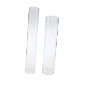 Plastic Cylinder ESD Tube PC Transparent Big Clear Plastic Test Round Packaging Tube